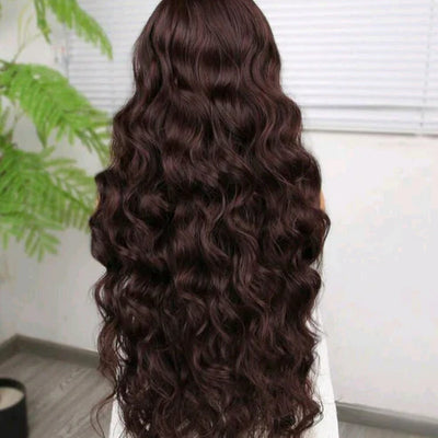 Heat-Resistant Lace Front Wig – Human Blend ✨