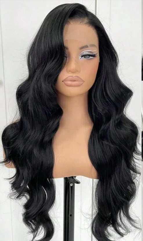 ✨ Miss Dior 13x6 Lace Front Wig – Human Blend