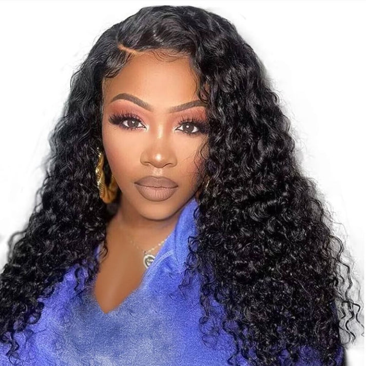 22" Brazilian Hair Water Wave Glueless Wig- 13x4