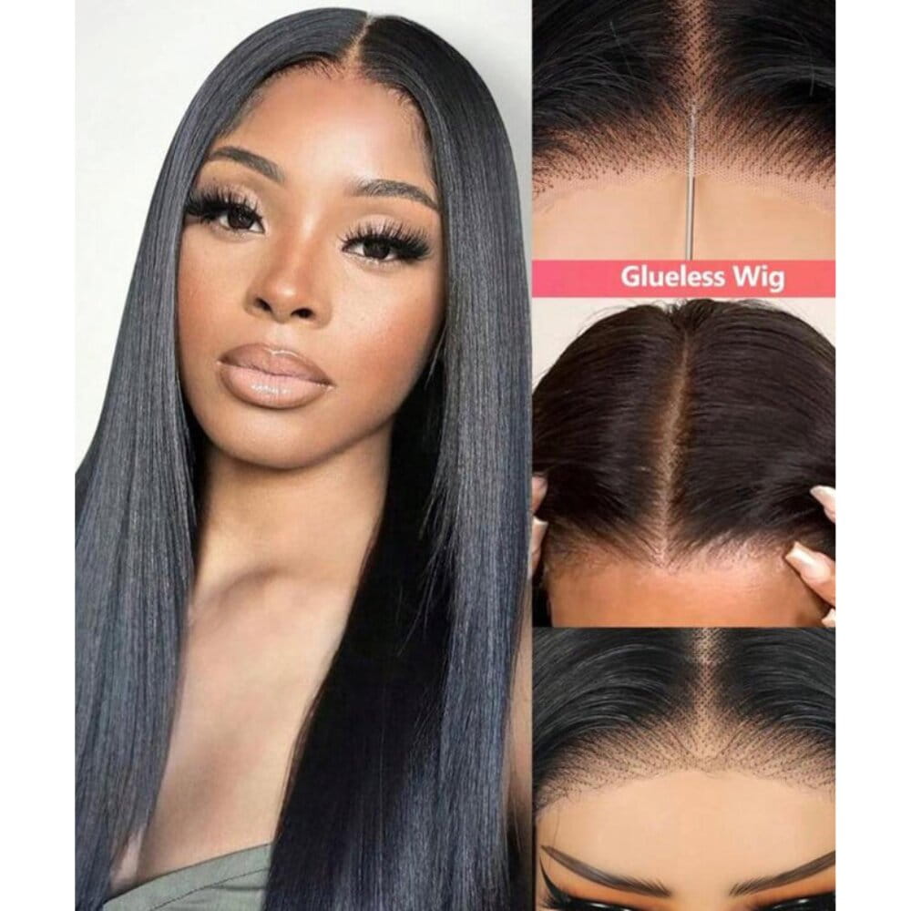 ✨ Gloria 24inch Glueless Straight Wig - Human Blend ✨