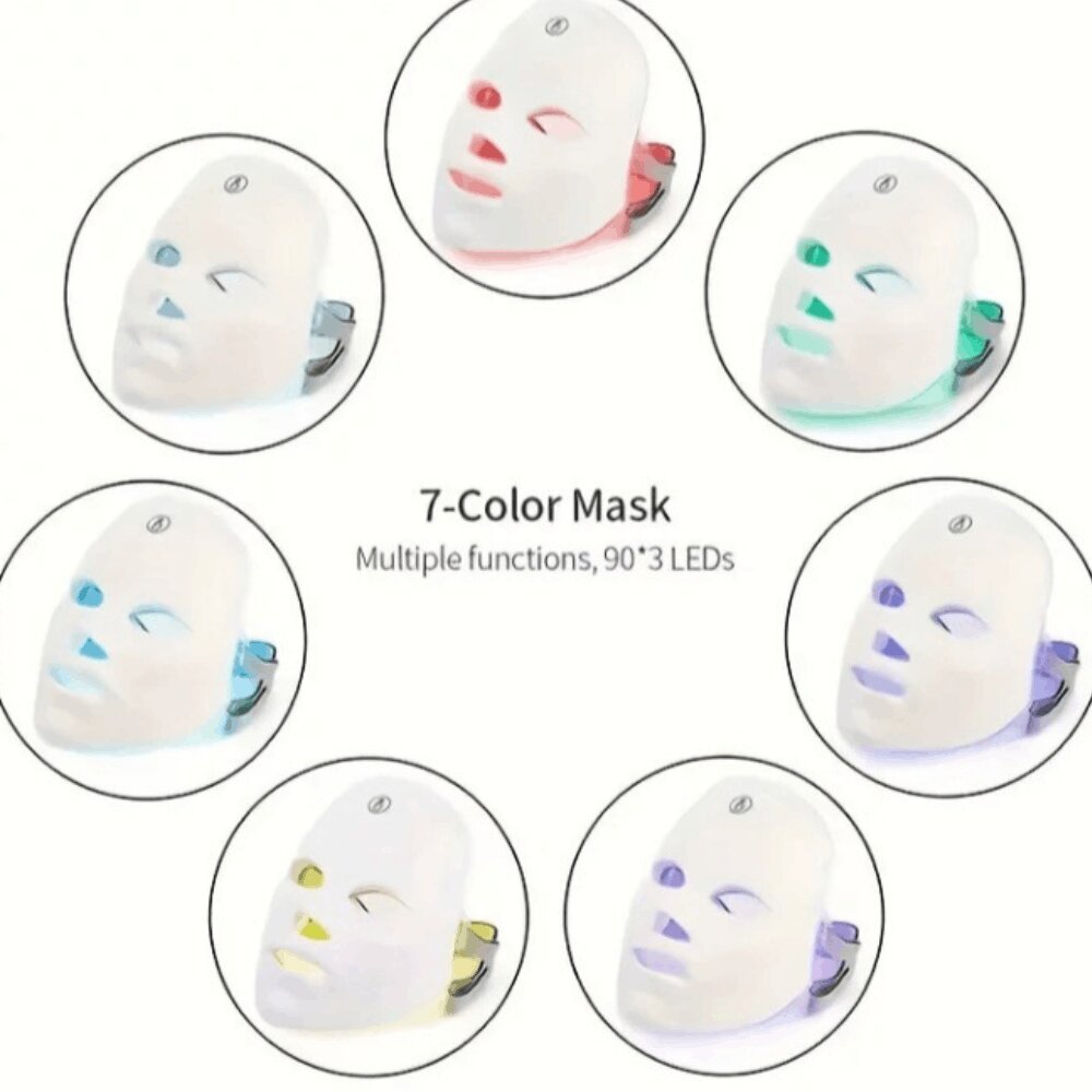 7 Color Led Mask Light Therapy- Facial Treatment