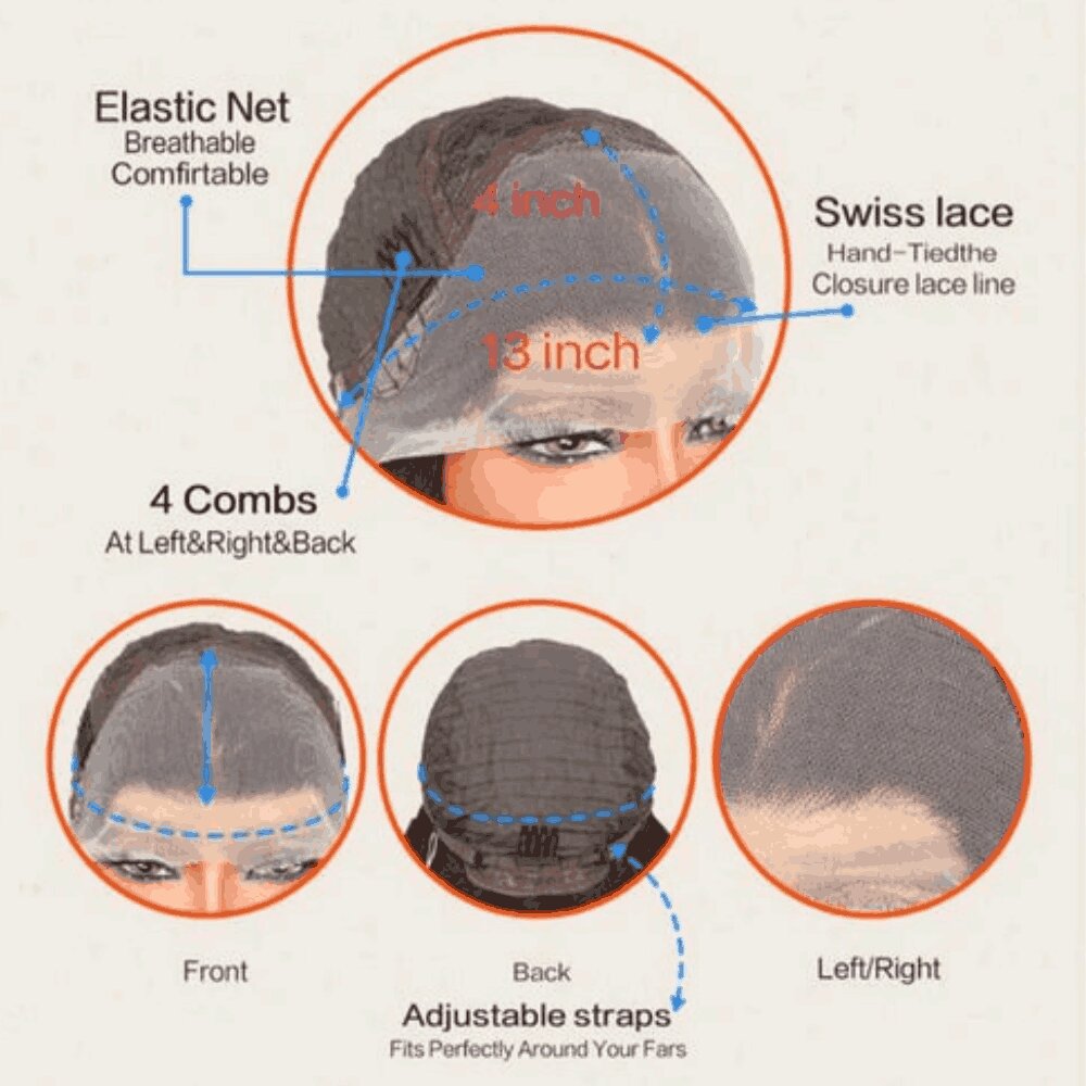 Heat-Resistant Lace Front Wig – Human Blend ✨